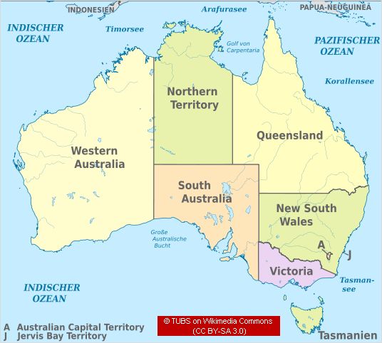 Facts About Australia Map 