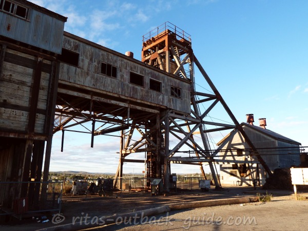 Historic mining buildings in Broken Hill